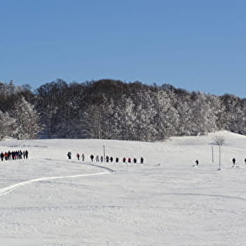 Itinéraire raquettes Plateau de Retord - R8 Cuvéry - VALSERHONE